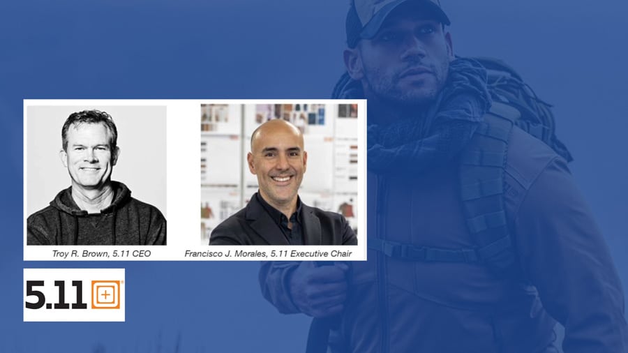 5.11 Tactical Announces Francisco J. Morales as Executive Chair, Troy R. Brown as CEO