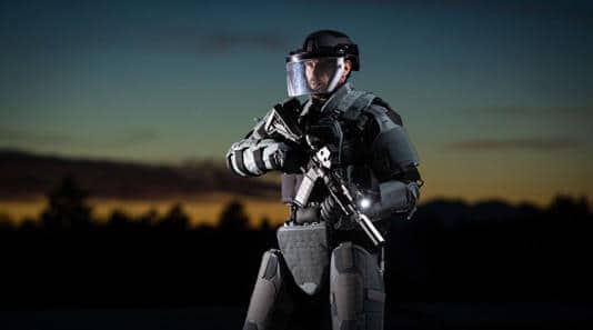 Are these RoboCop-like uniforms the police attire of the future?